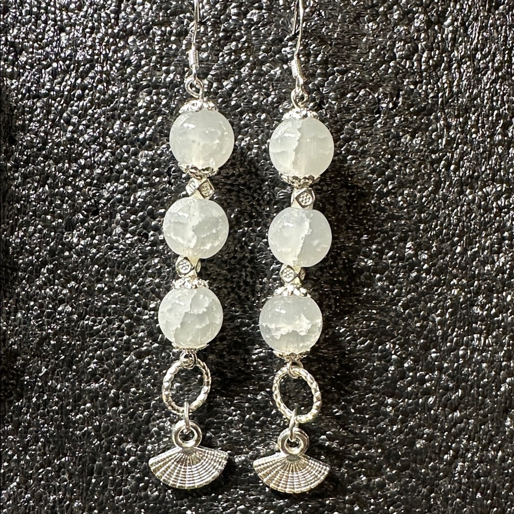 Elegant 925 Silver Dangle Earrings